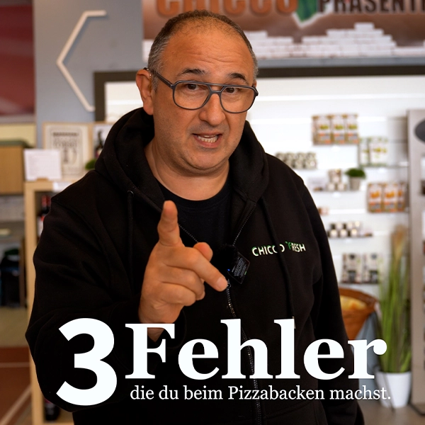 3 Fehler beim Pizzabacken – Video von Chicco Fresh