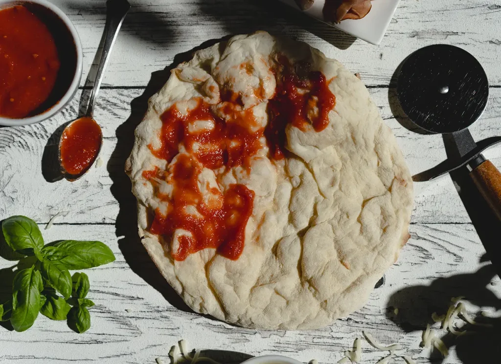 Ganz nach deinem Geschmack belegte Pizza