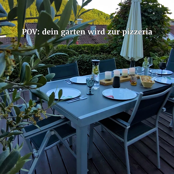 POV: Der Garten wird zur Pizzeria – Video von Chicco Fresh